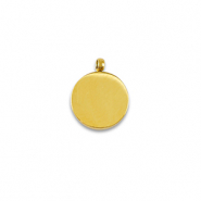 Bedels van Stainless steel Roestvrij staal (RVS) La Luna full moon Gold