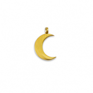 Bedels van Stainless steel Roestvrij staal (RVS) La Luna moon Gold