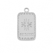 Bedels van Stainless steel Roestvrij staal (RVS) La Luna 'Guidance' Silver