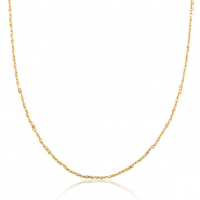 Kettingen van Stainless steel Roestvrij staal (RVS) Gold