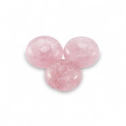 Rondellen natuursteen kralen gewone opaal 4mm Light pink
