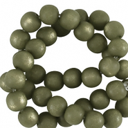 Super Polaris Apaco kralen 4 mm rond matt Sea green