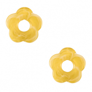 Flower Acryl bedels Yellow