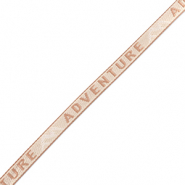 Tekstlint "adventure" Beige-brown
