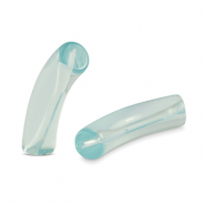 Acryl kralen tube Ice blue