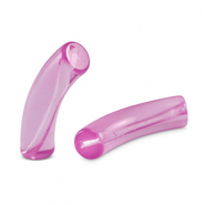 Acryl kralen tube Purple