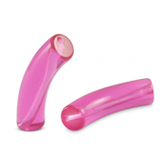 Acryl kralen tube Magenta purple