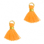 Kwastje 1.2cm Gold-calypso orange