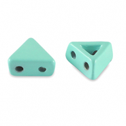 Tile bead triangle Ocean blue