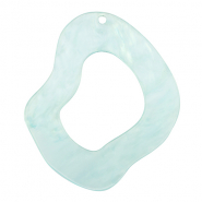 Hangers van resin organic Sky blue