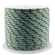 Koord Maritiem 2mm Petrol green-black