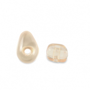 Acryl kralen chips Transparent copper brown