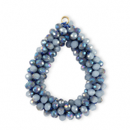 Hangers van facet drop Seaport blue