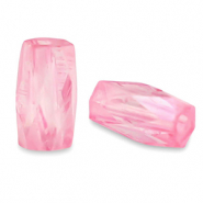 Top quality facet kralen tube Peonia pink