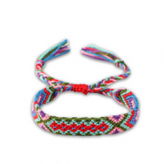 Enkelbandje Army green-pink