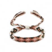 Hippe armbanden Black-vintage pink