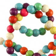 Kralen natuursteen howliet 10mm Multicolour