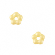 Tsjechische kralen flower 5mm Lemon yellow