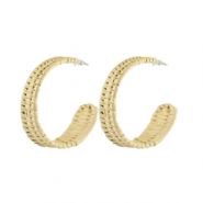 Musthave oorbellen rotan Natural white