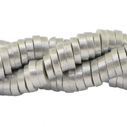 Kralen Katsuki 6mm Silver-pearl shine coating
