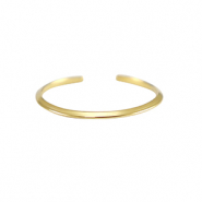 Ringen van Stainless steel Roestvrij staal (RVS) Goud
