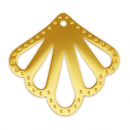 Bedels van Stainless steel Roestvrij staal (RVS) tussenstuk shell Gold