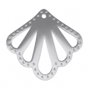 Bedels van Stainless steel Roestvrij staal (RVS) tussenstuk shell Silver
