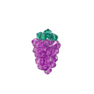 Hangers van facet grape Purple-green