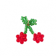 Hangers van facet cherries Gold-red green