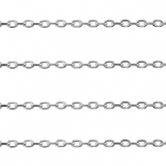 Benodigdheden van Stainless steel Roestvrij staal (RVS) jasseron ankerketting Silver