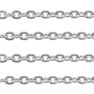 Benodigdheden van Stainless steel Roestvrij staal (RVS) jasseron ankerketting Silver