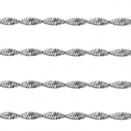 Benodigdheden van Stainless steel Roestvrij staal (RVS) jasseron twist Silver