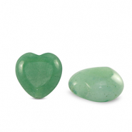 Kralen natuursteen aventurijn kwarts heart Green