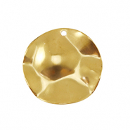 Bedels van Stainless steel Roestvrij staal (RVS) 22mm Gold
