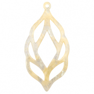 Hangers van resin Sand beige transparent