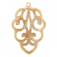 Hangers van resin Sand brown