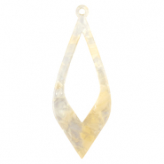 Hangers van resin Sand beige transparent