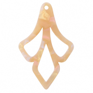 Hangers van resin Peach blush opal