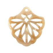 Hangers van resin Sand brown