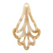 Hangers van resin Sand brown