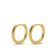Metaal onderdelen DQ oorbellen creolen 16mm Goud (nikkelvrij)