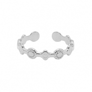 Ringen van Stainless steel Roestvrij staal (RVS) Zilver