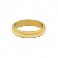 Ringen van Stainless steel Roestvrij staal (RVS) Goud