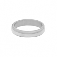 Ringen van Stainless steel Roestvrij staal (RVS) Zilver