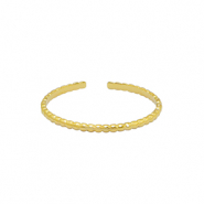 Ringen van Stainless steel Roestvrij staal (RVS) Goud