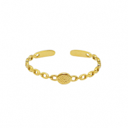 Ringen van Stainless steel Roestvrij staal (RVS) Goud