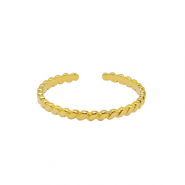 Ringen van Stainless steel Roestvrij staal (RVS) Goud