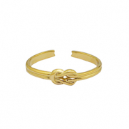 Ringen van Stainless steel Roestvrij staal (RVS) Goud