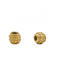 Kralen van Stainless steel Roestvrij staal (RVS) 5mm Goud