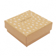 (Cadeau) doosje voor sieraden "for you"&nbsp; Brown